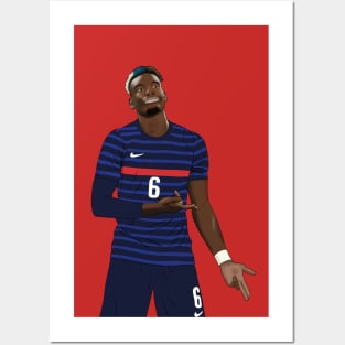 Paul Pogba Ice in his Veins France Goal Celebration Posters and Art